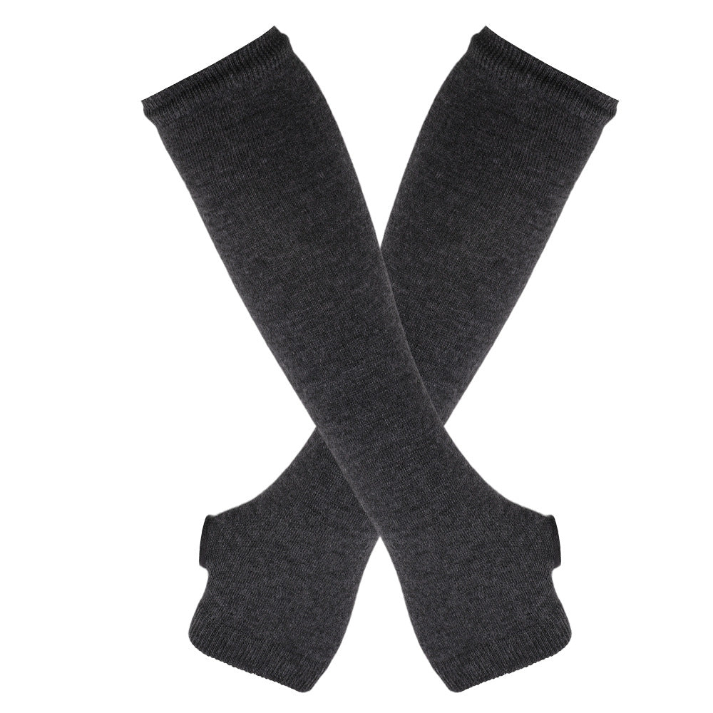 Knitted Cotton Striped Arm Warmer