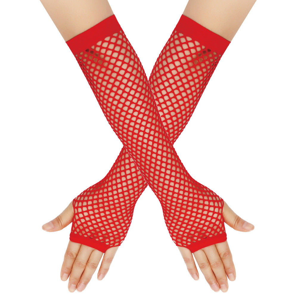 Fishnet Fingerless Gloves