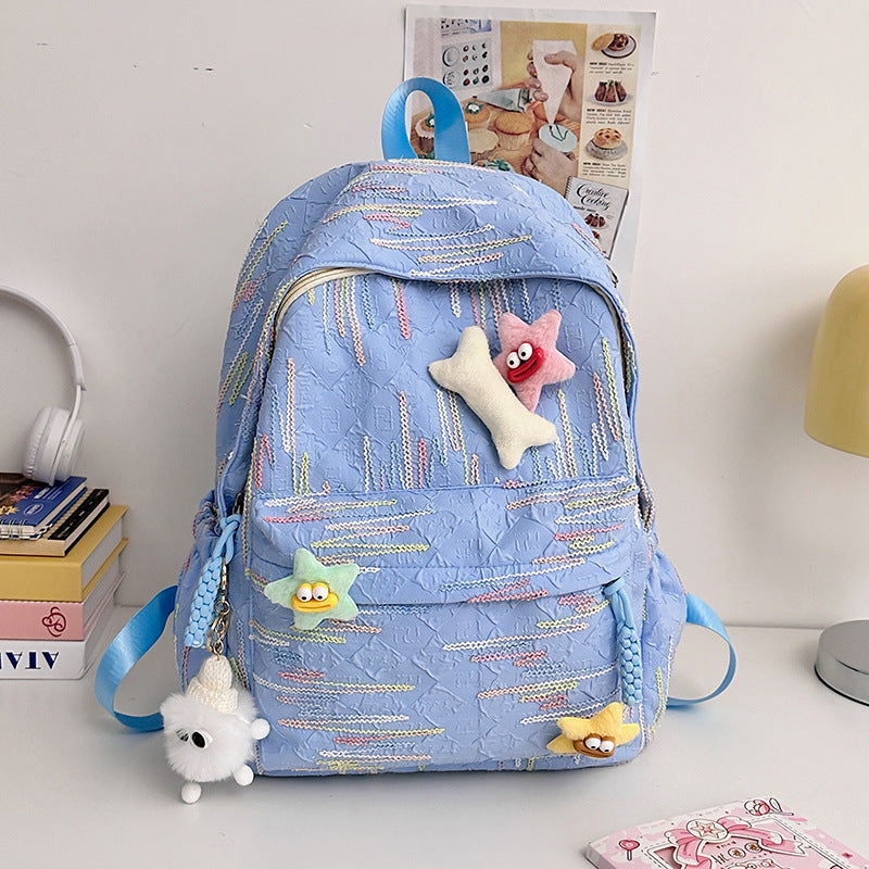 Cute Elf Bone Star Backpack