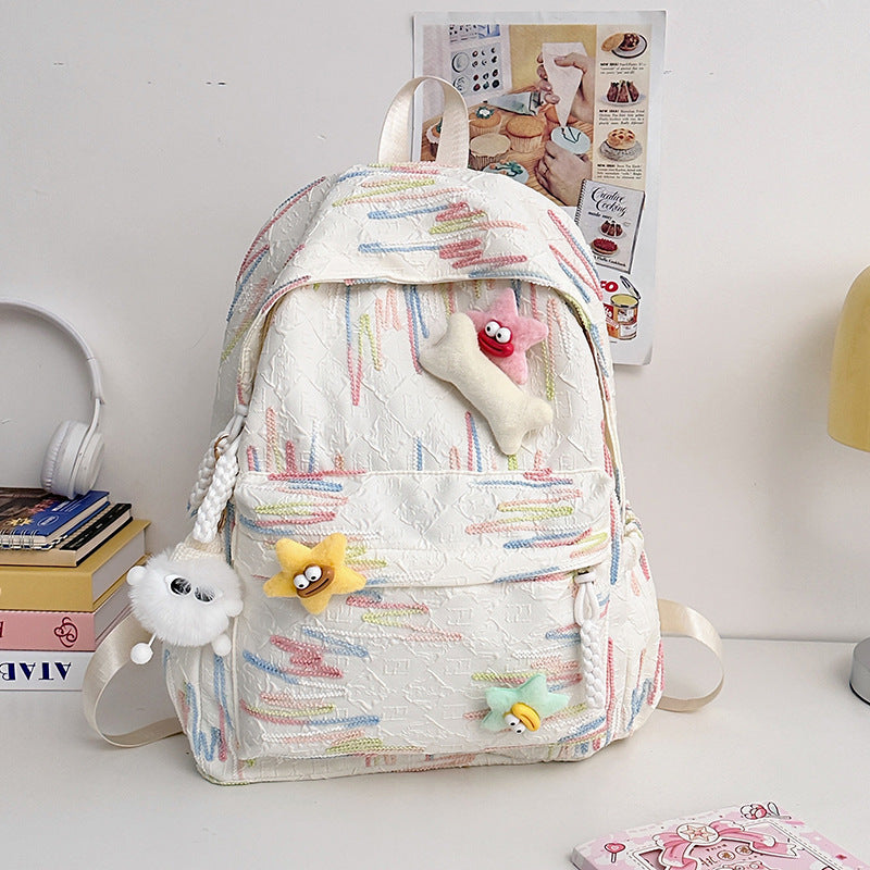 Cute Elf Bone Star Backpack