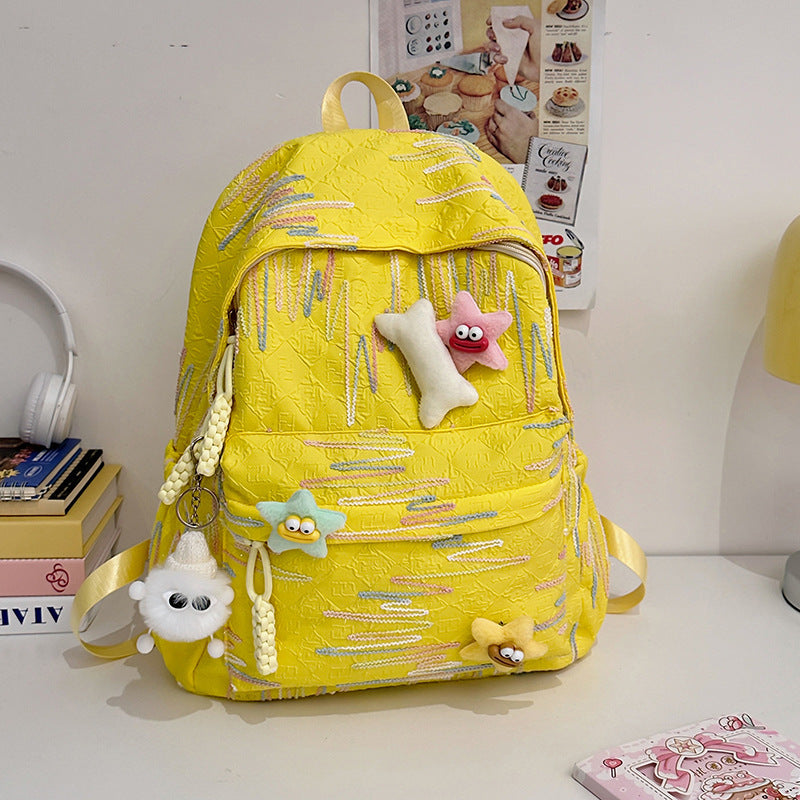 Cute Elf Bone Star Backpack