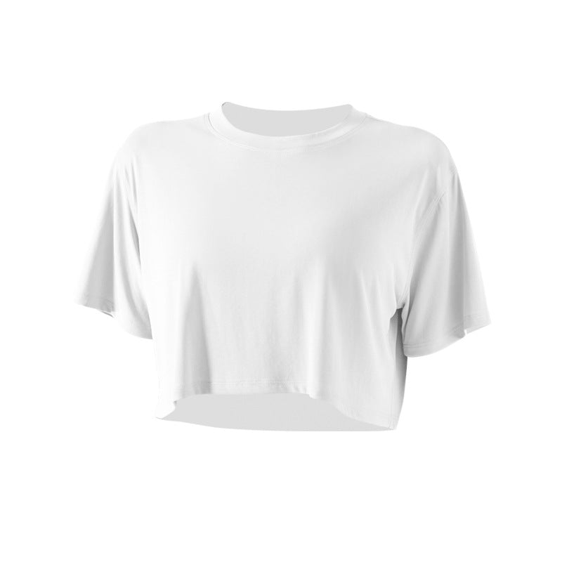 Modal Stretch Yoga Sport Crop Top