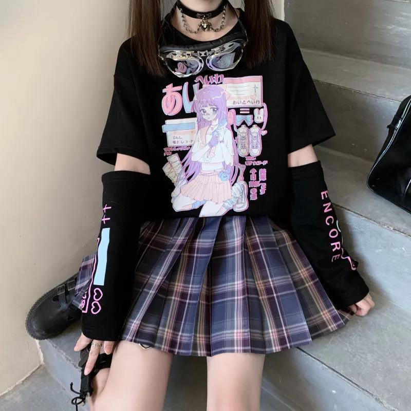 Gaming Femboy Pastel Anime Top with Cuffs
