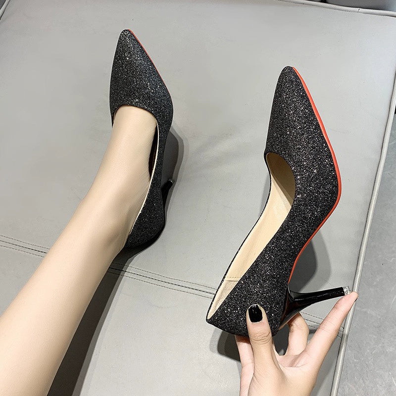 Sequin Femboy Stiletto Heels
