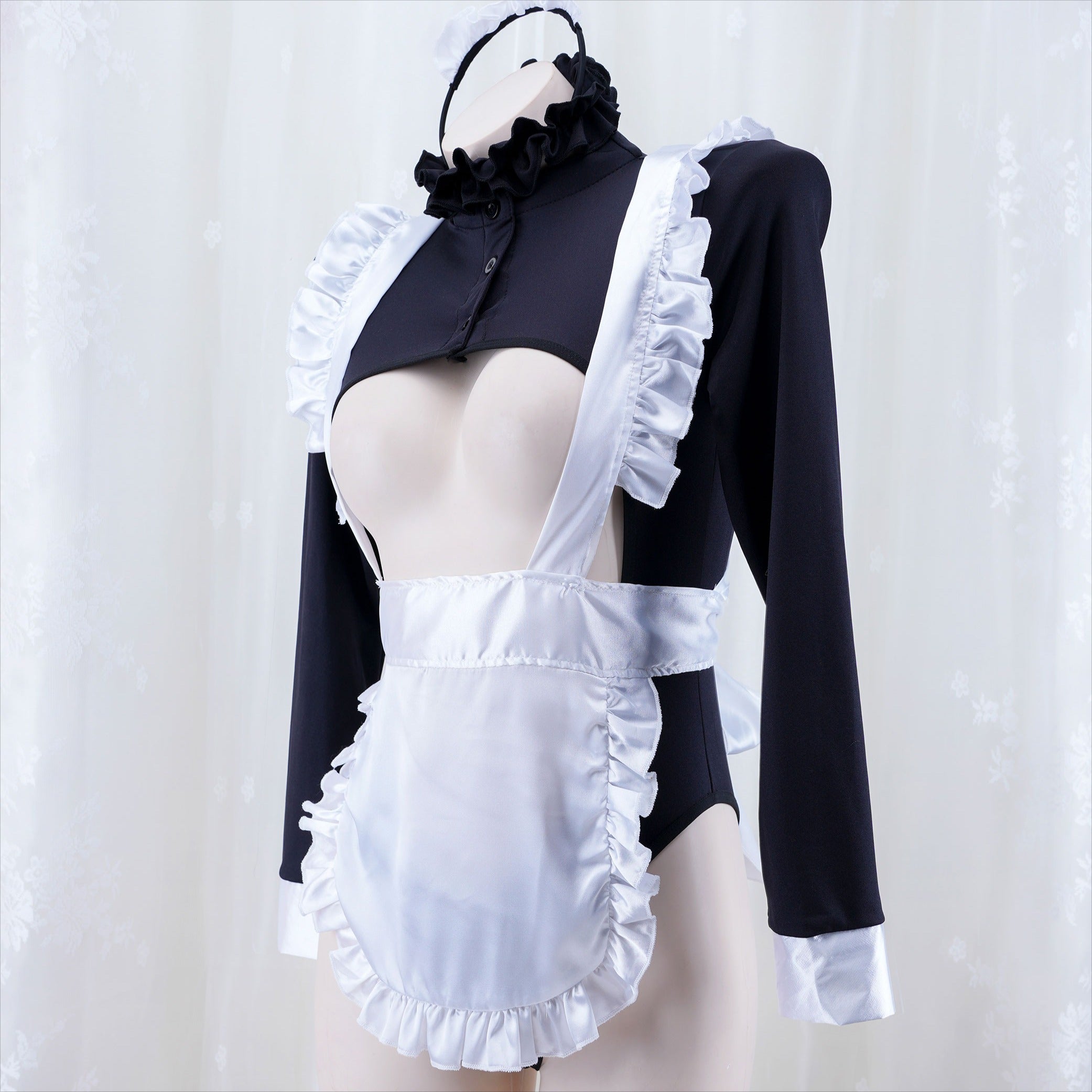 Open Chest Maid Costume