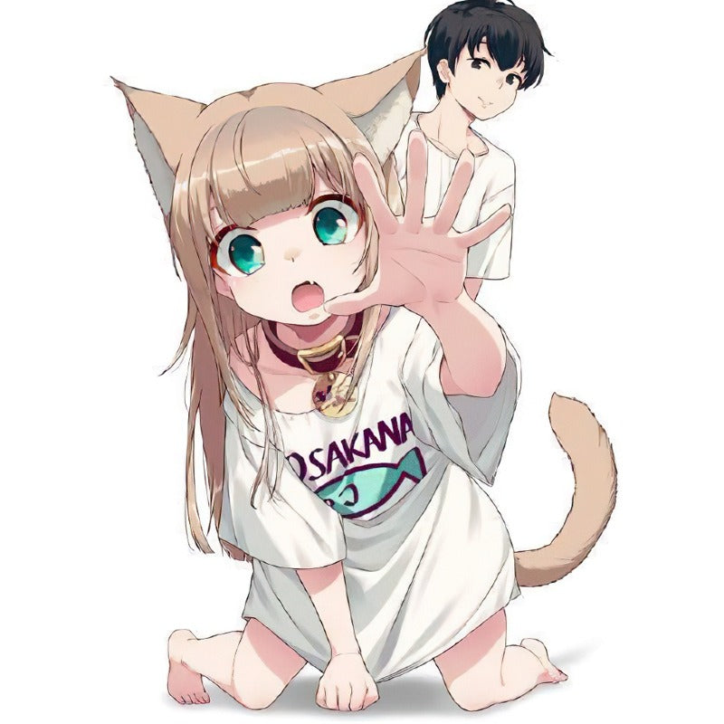 Osakana Fish Cute T-Shirt for Femboy