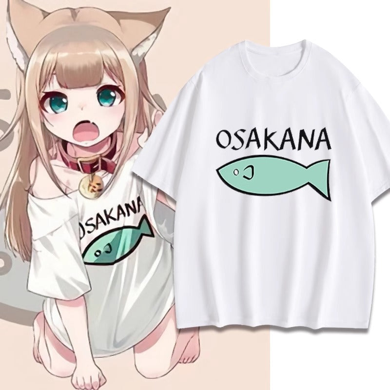 Osakana Fish Cute T-Shirt for Femboy
