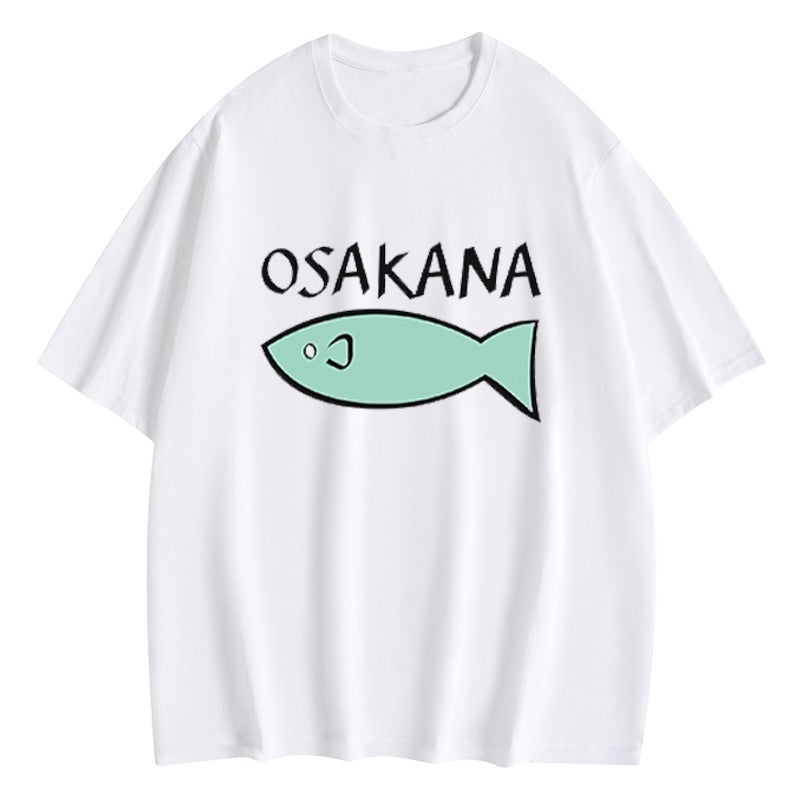 Osakana Fish Cute T-Shirt for Femboy