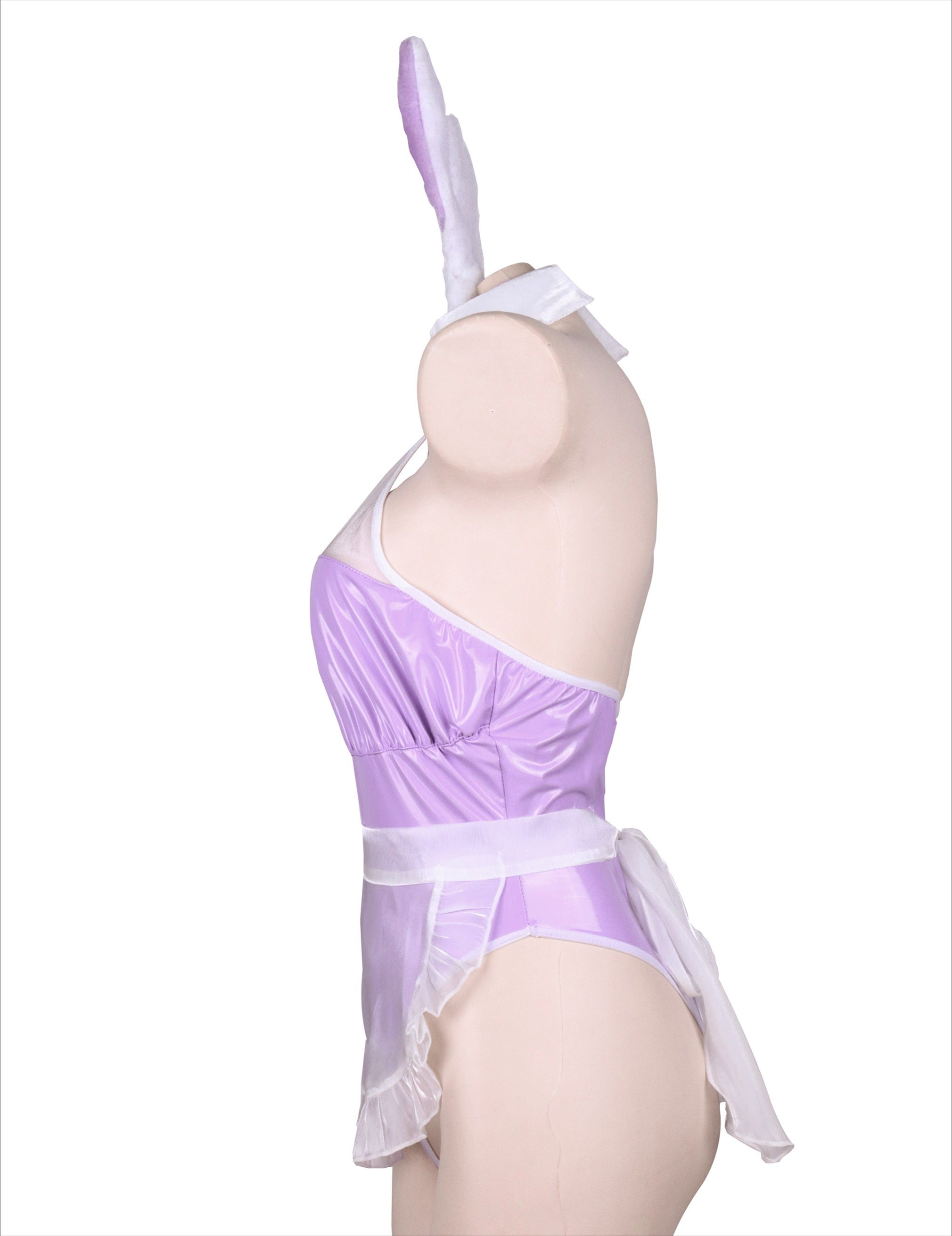 Purple Leather Bunny Outfit