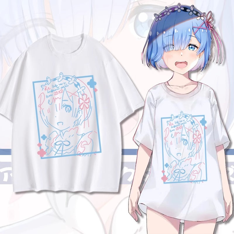 Rem And Ram, Emilia Re Zero T Shirt