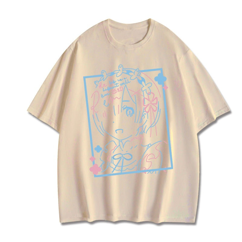 Rem And Ram, Emilia Re Zero T Shirt