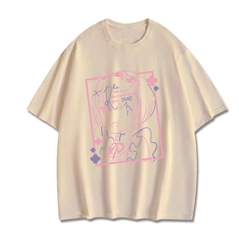 Rem And Ram, Emilia Re Zero T Shirt