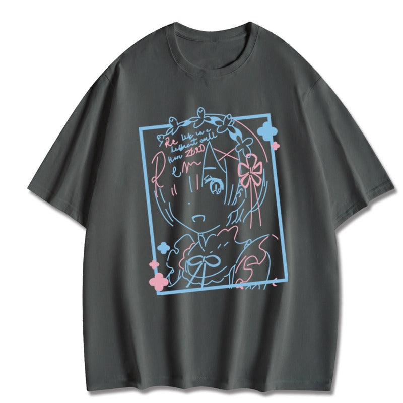 Rem And Ram, Emilia Re Zero T Shirt