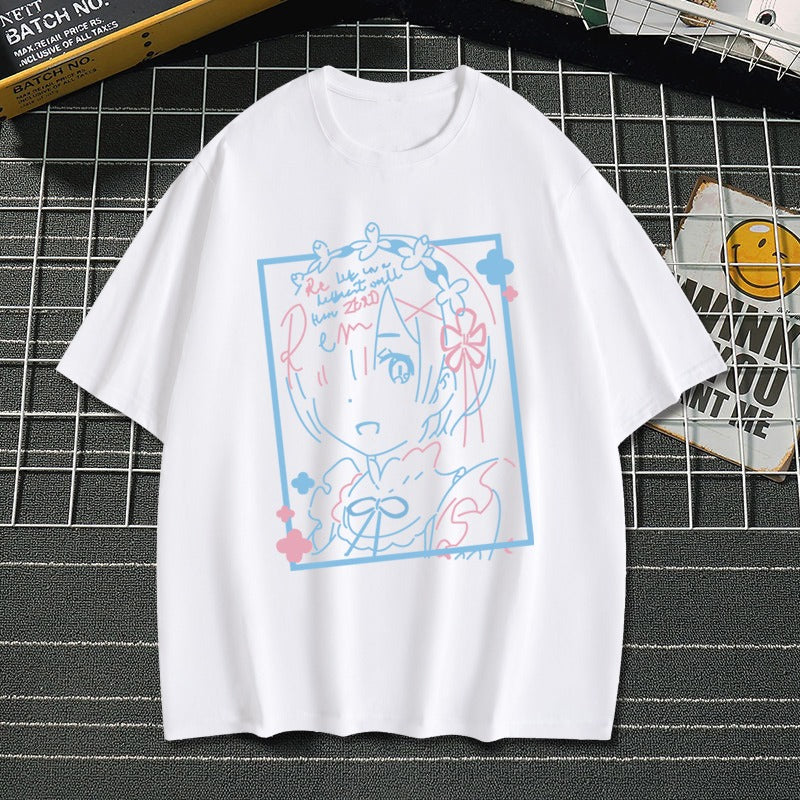 Rem And Ram, Emilia Re Zero T Shirt