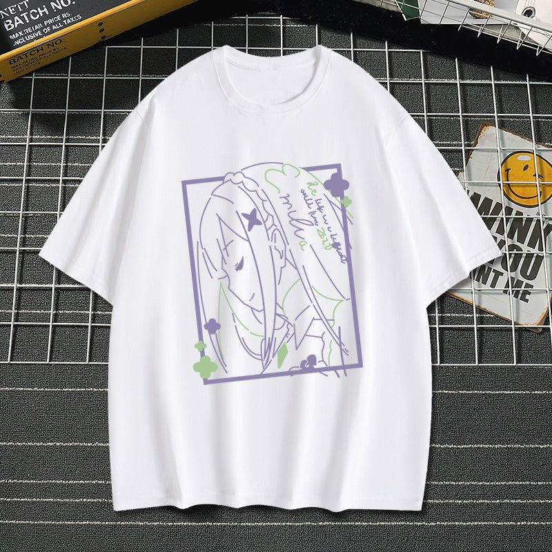 Rem And Ram, Emilia Re Zero T Shirt