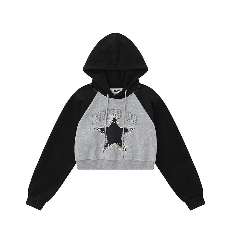 Retro Star Femboy Pullover Hoodie