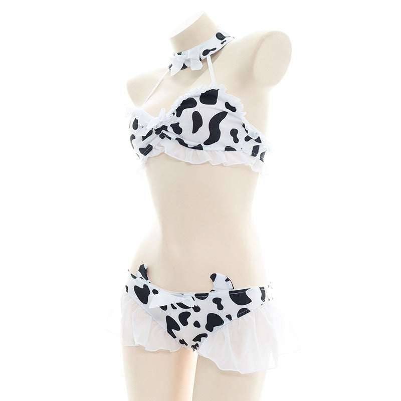 Ruffled Cow Bikini Swimwear