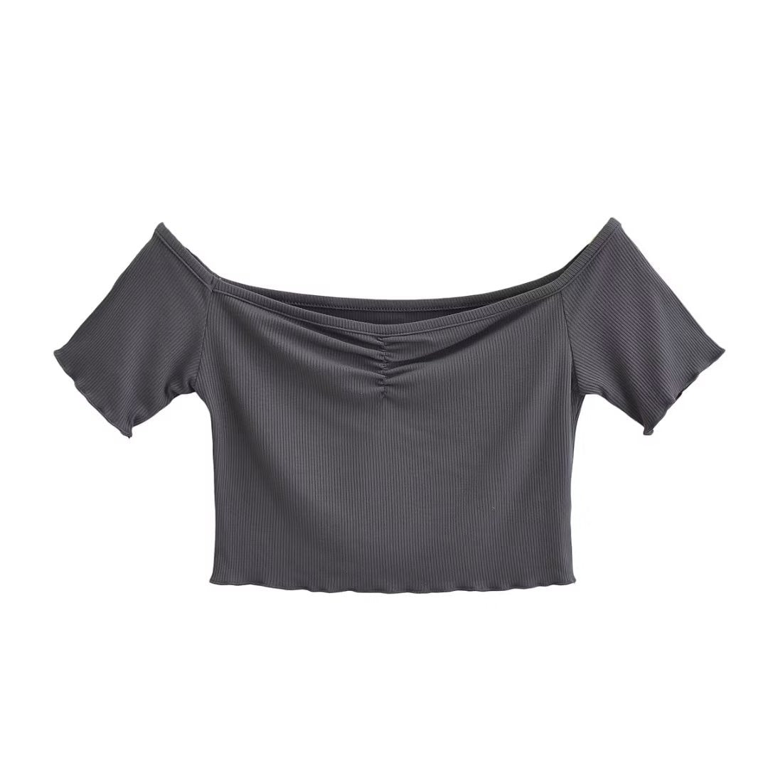 Ruffled Crop Top