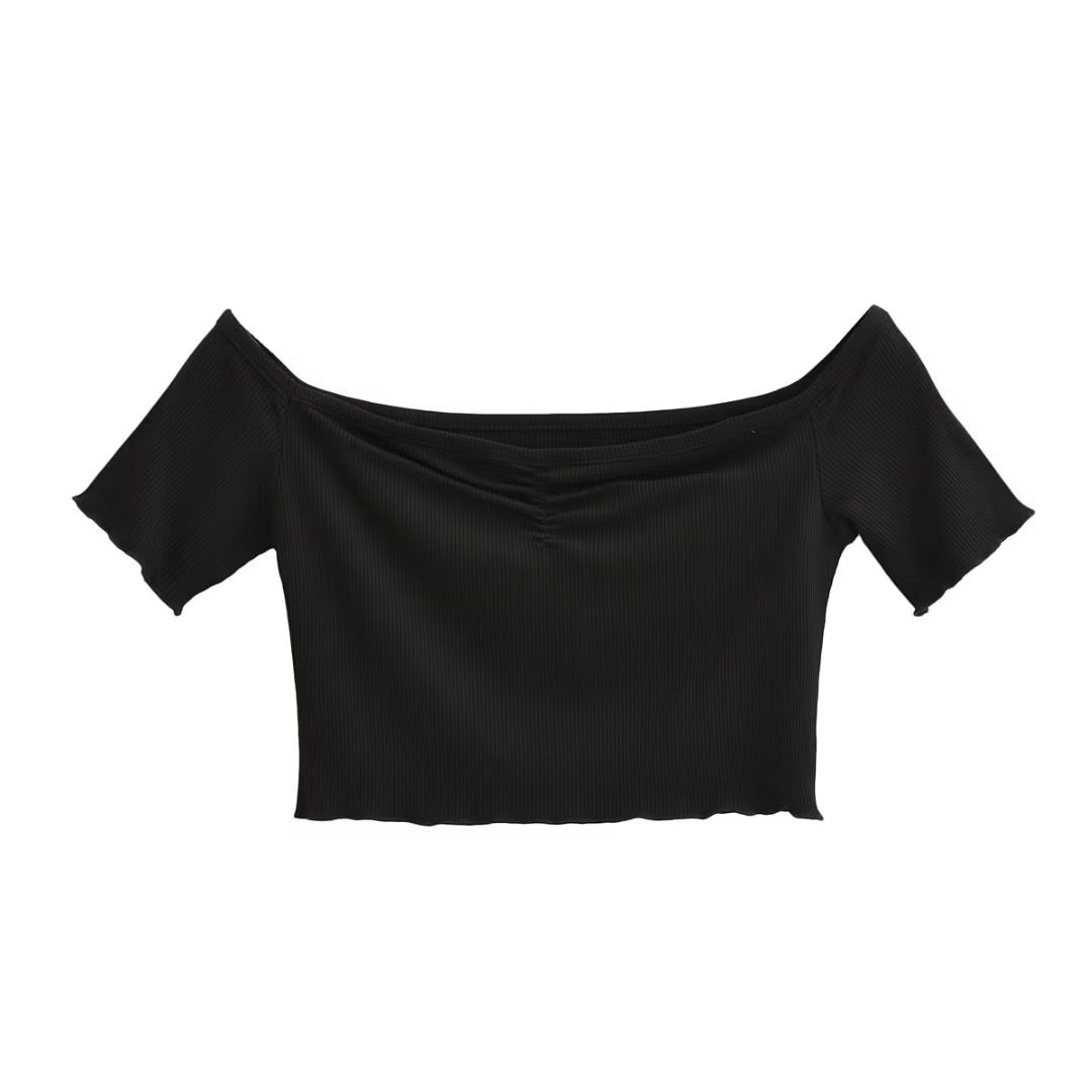 Ruffled Crop Top