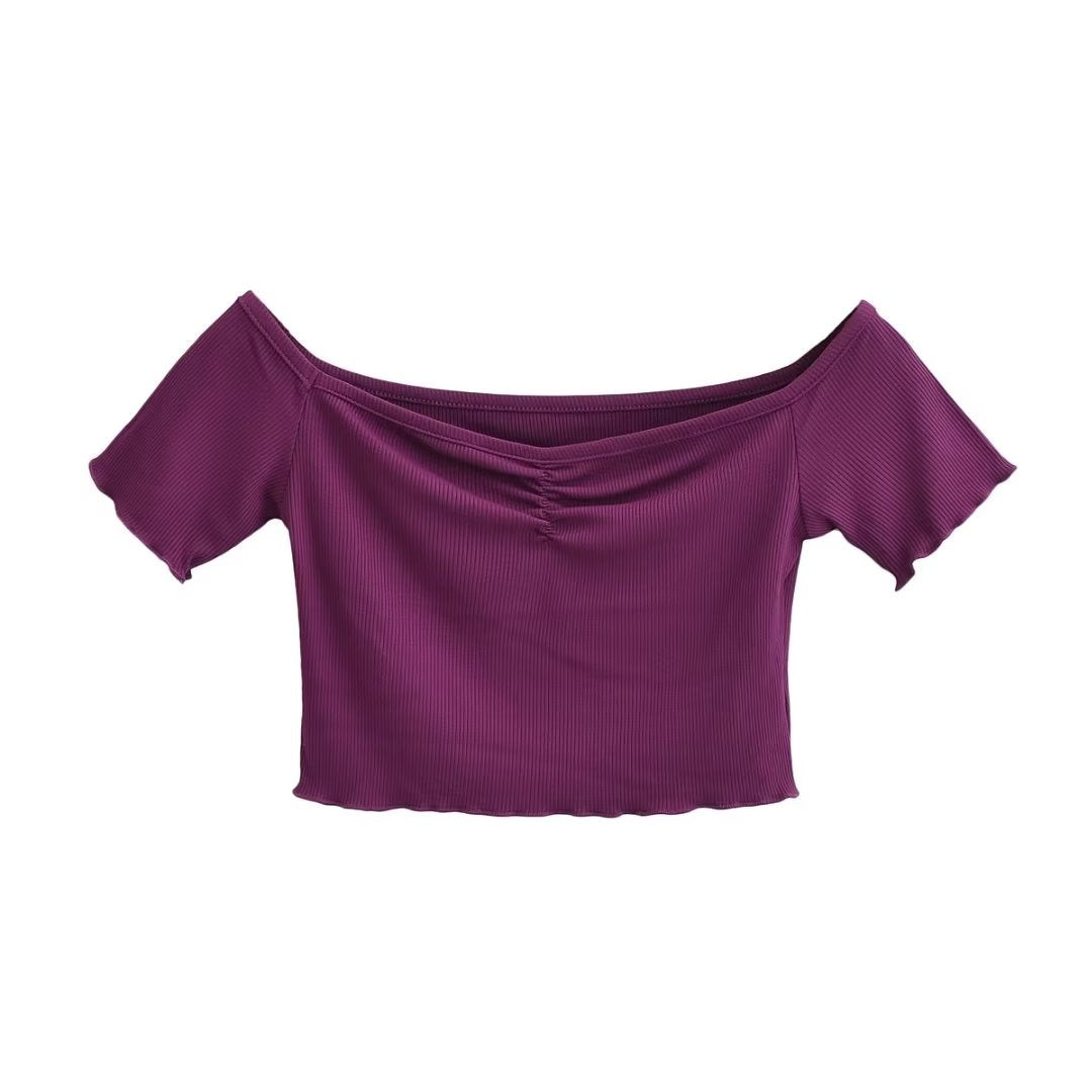 Ruffled Crop Top