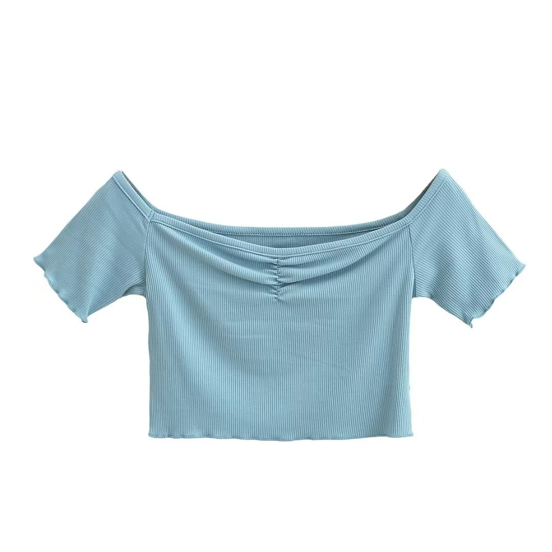 Ruffled Crop Top