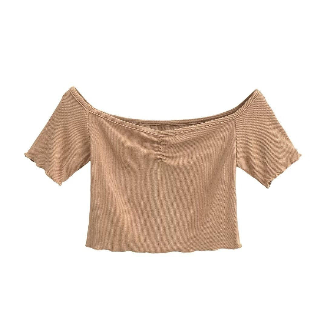 Ruffled Crop Top