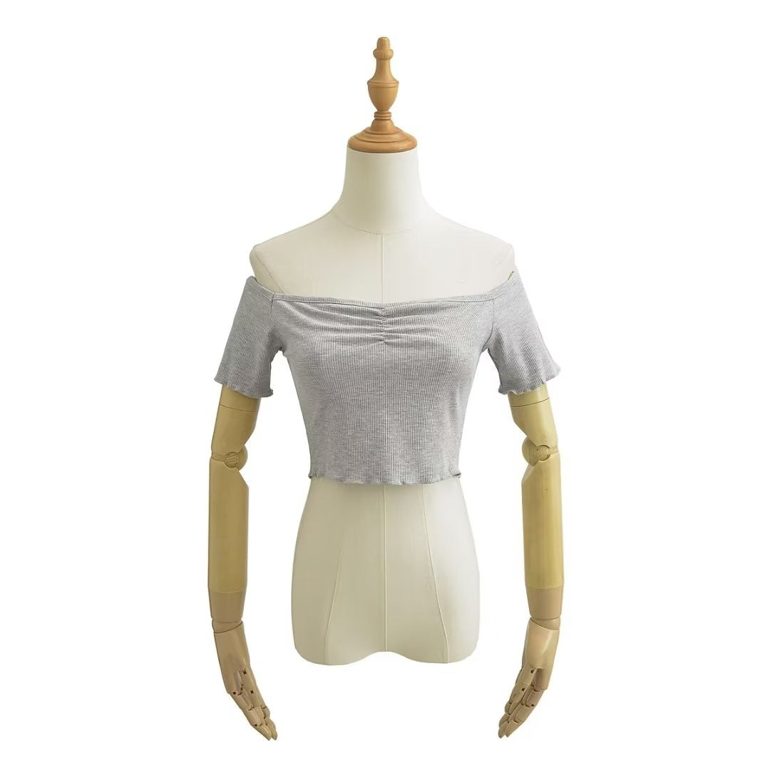 Ruffled Crop Top