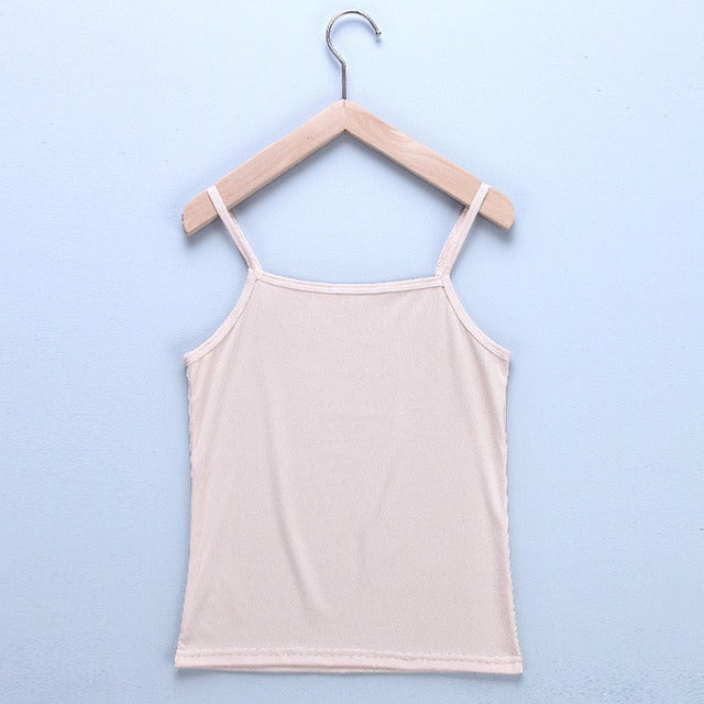 Solid Spaghetti Strap Tank Top