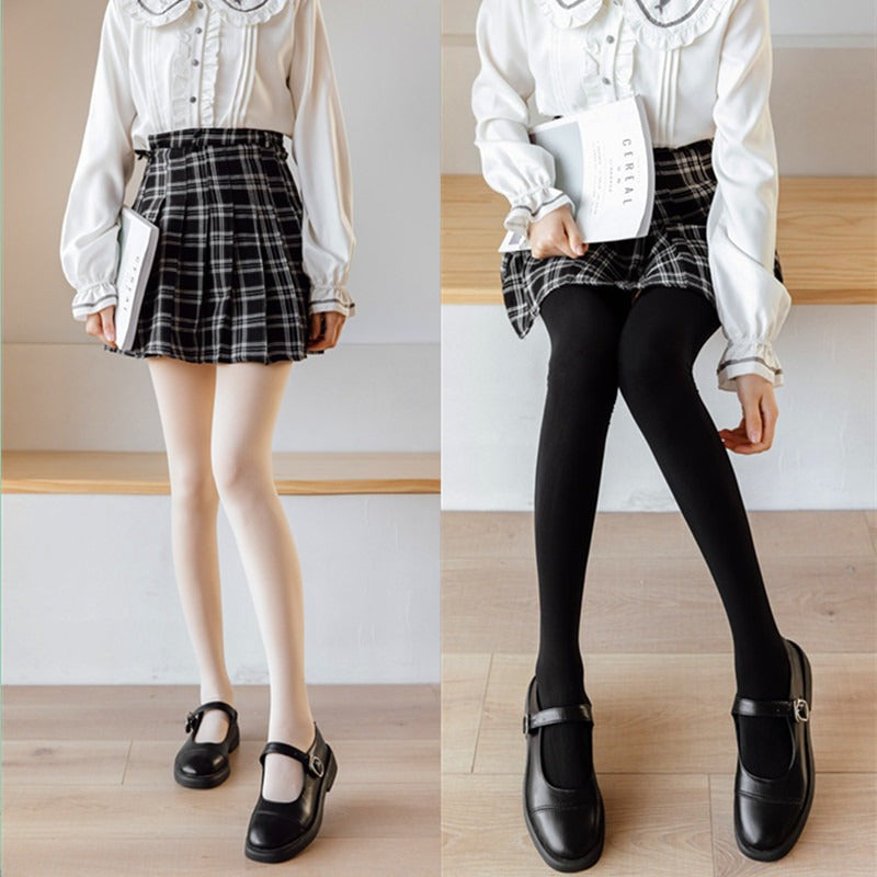 Solid Thigh Highs