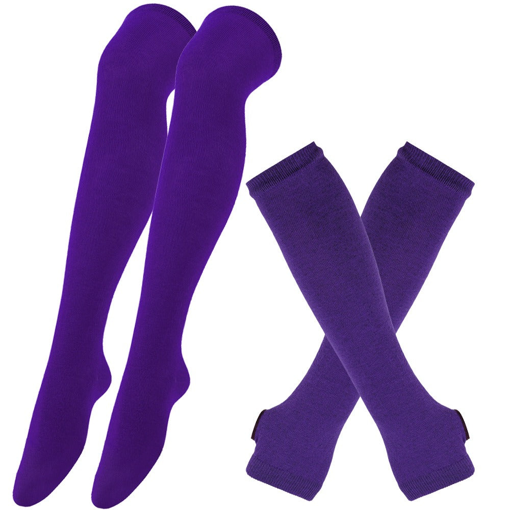 Stripe Arm Warmer and Socks Set
