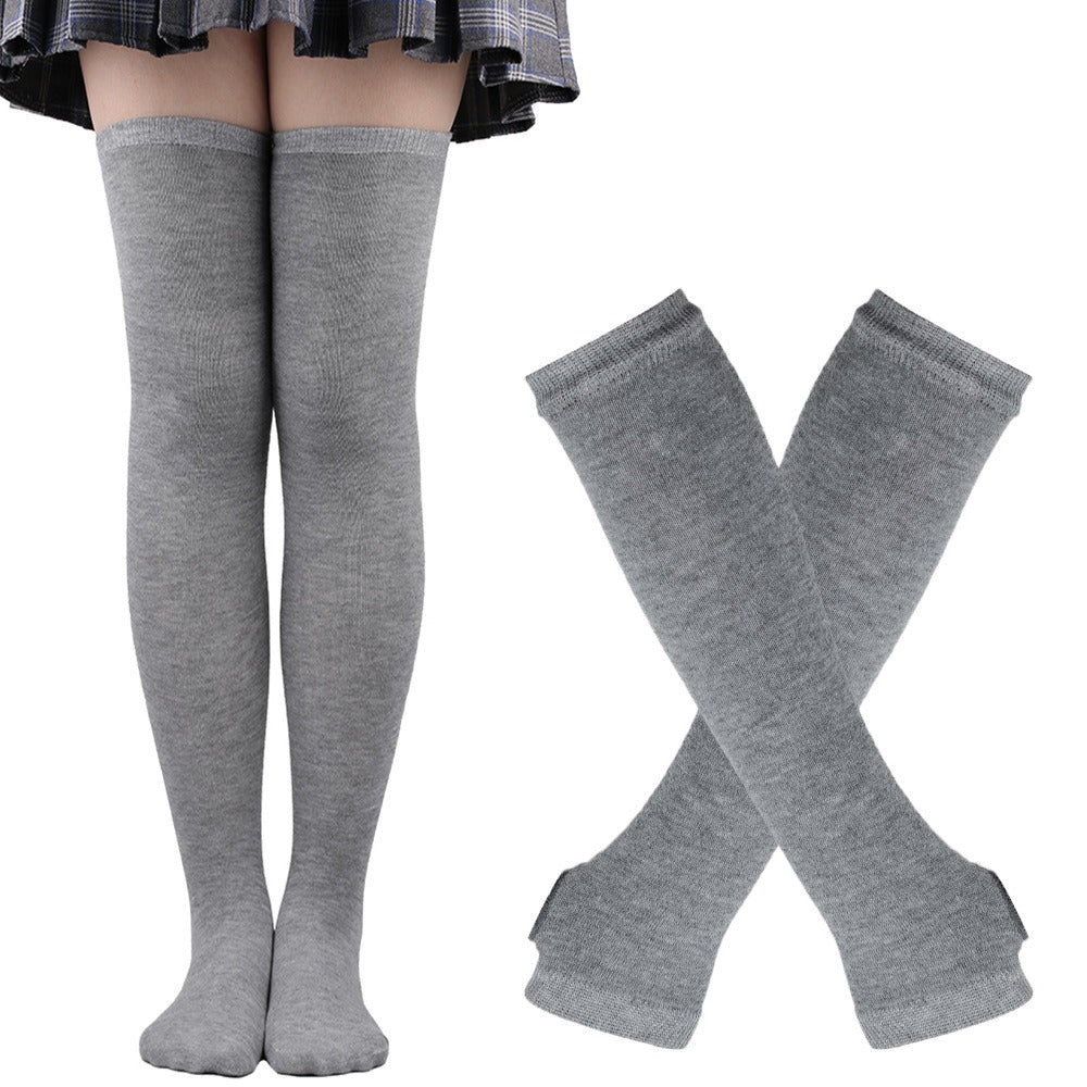 Stripe Arm Warmer and Socks Set