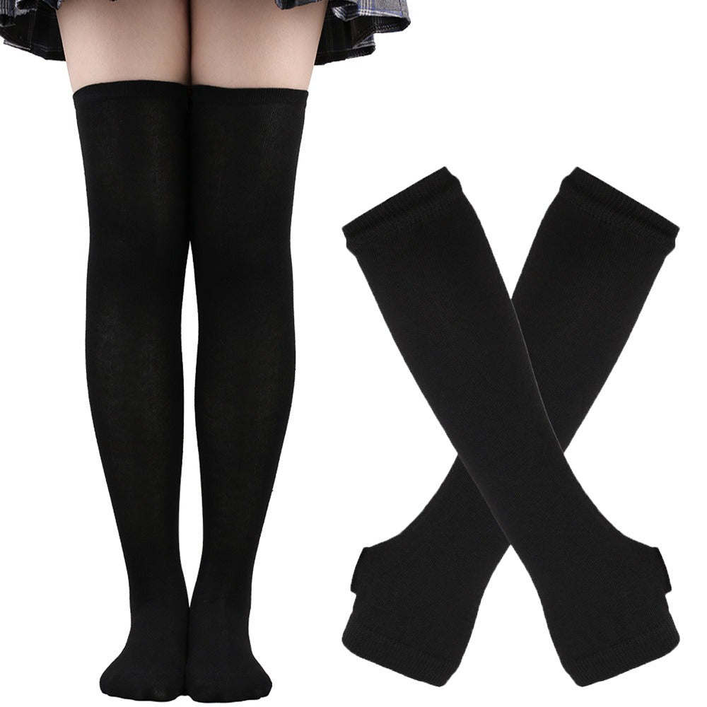 Stripe Arm Warmer and Socks Set
