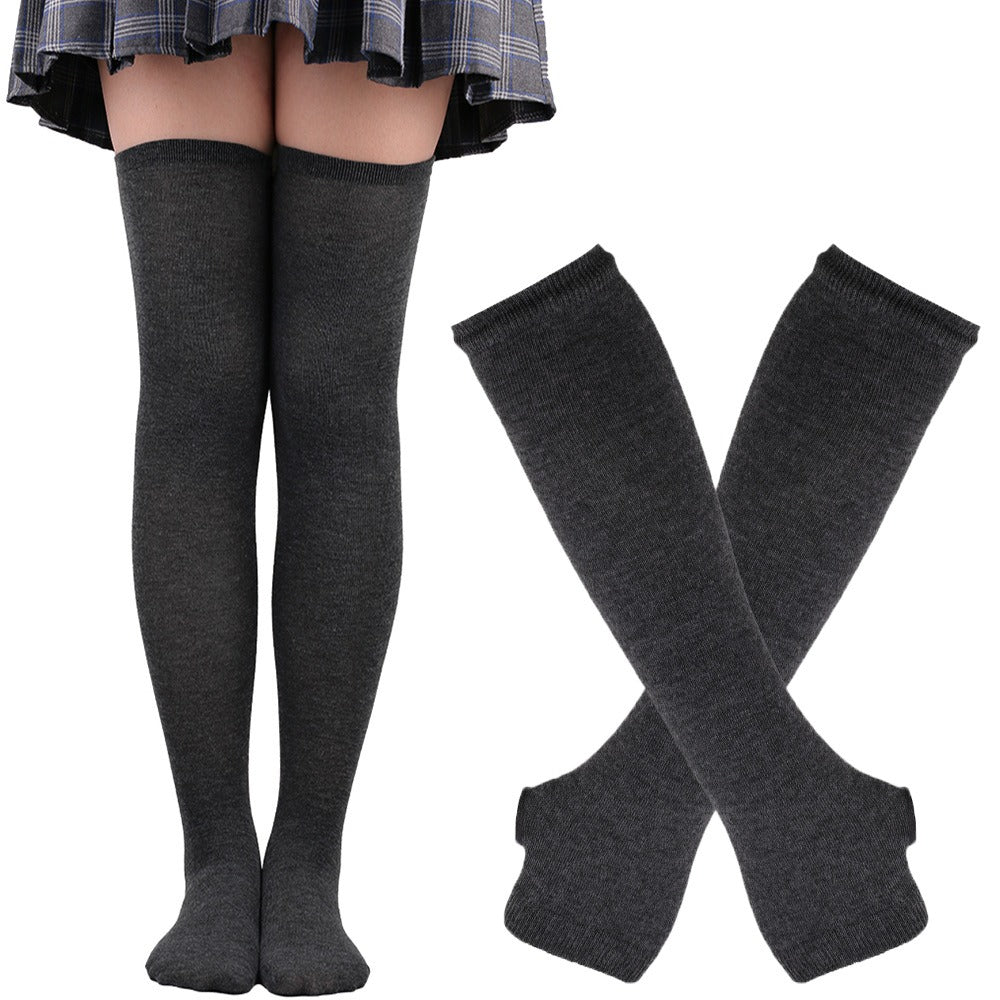Stripe Arm Warmer and Socks Set