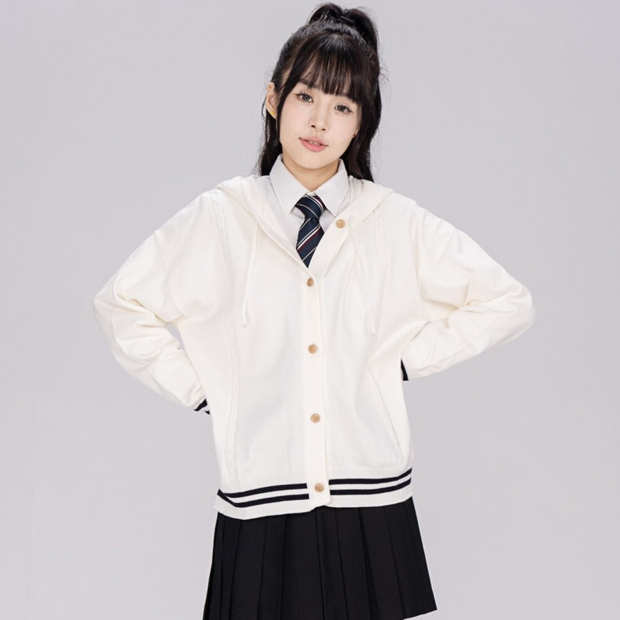 Striped Preppy Hoodie