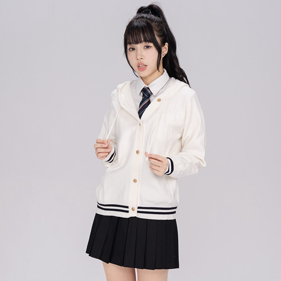 Striped Preppy Hoodie