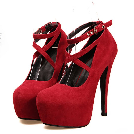 Suede Femboy 14cm High Heels