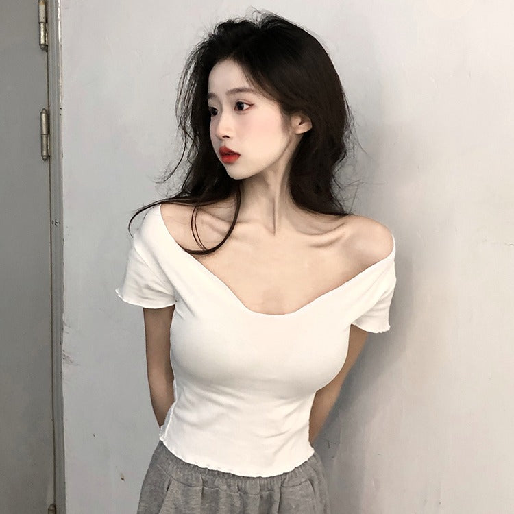 V-neck Crop Top.
