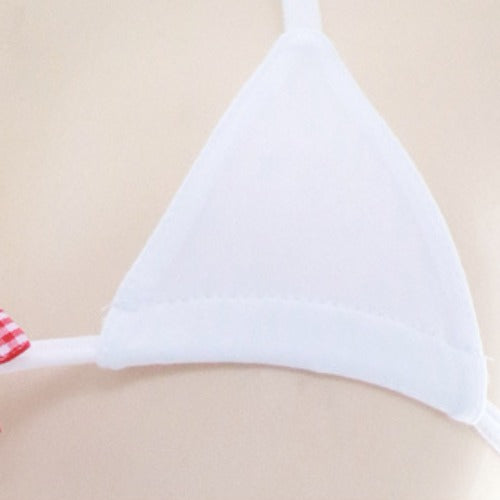 White Femboy Bikini