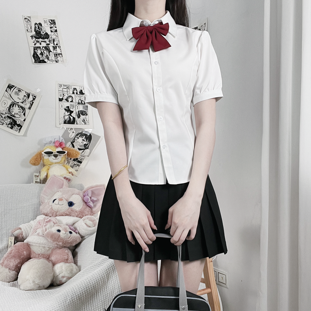 White Preppy Shirt