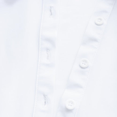 White Schoolgirl Bodysuit Shirt