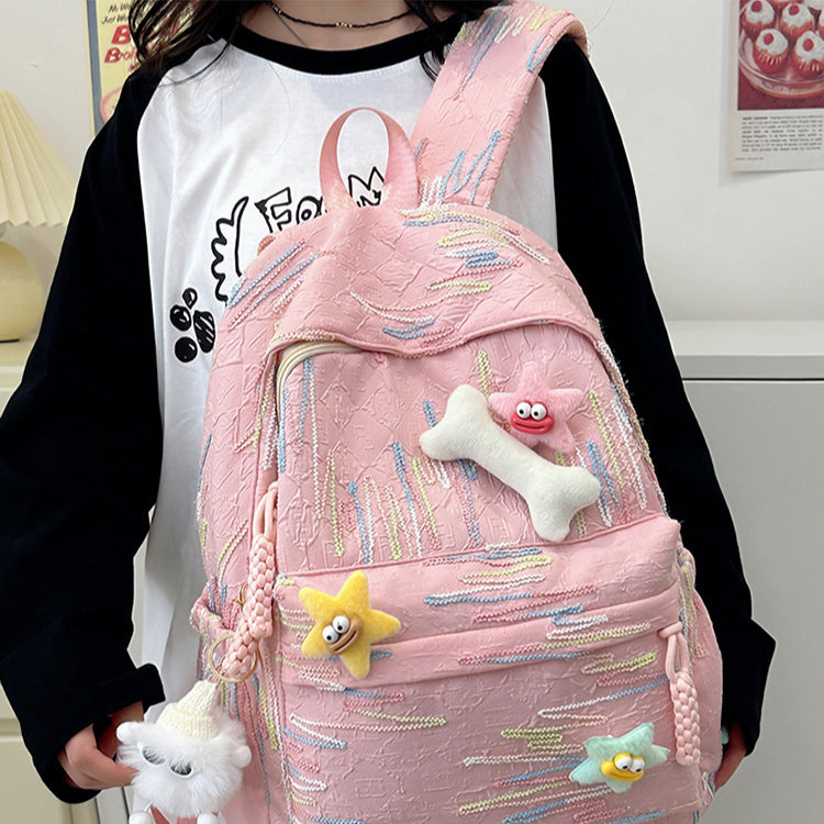 Cute Elf Bone Star Backpack