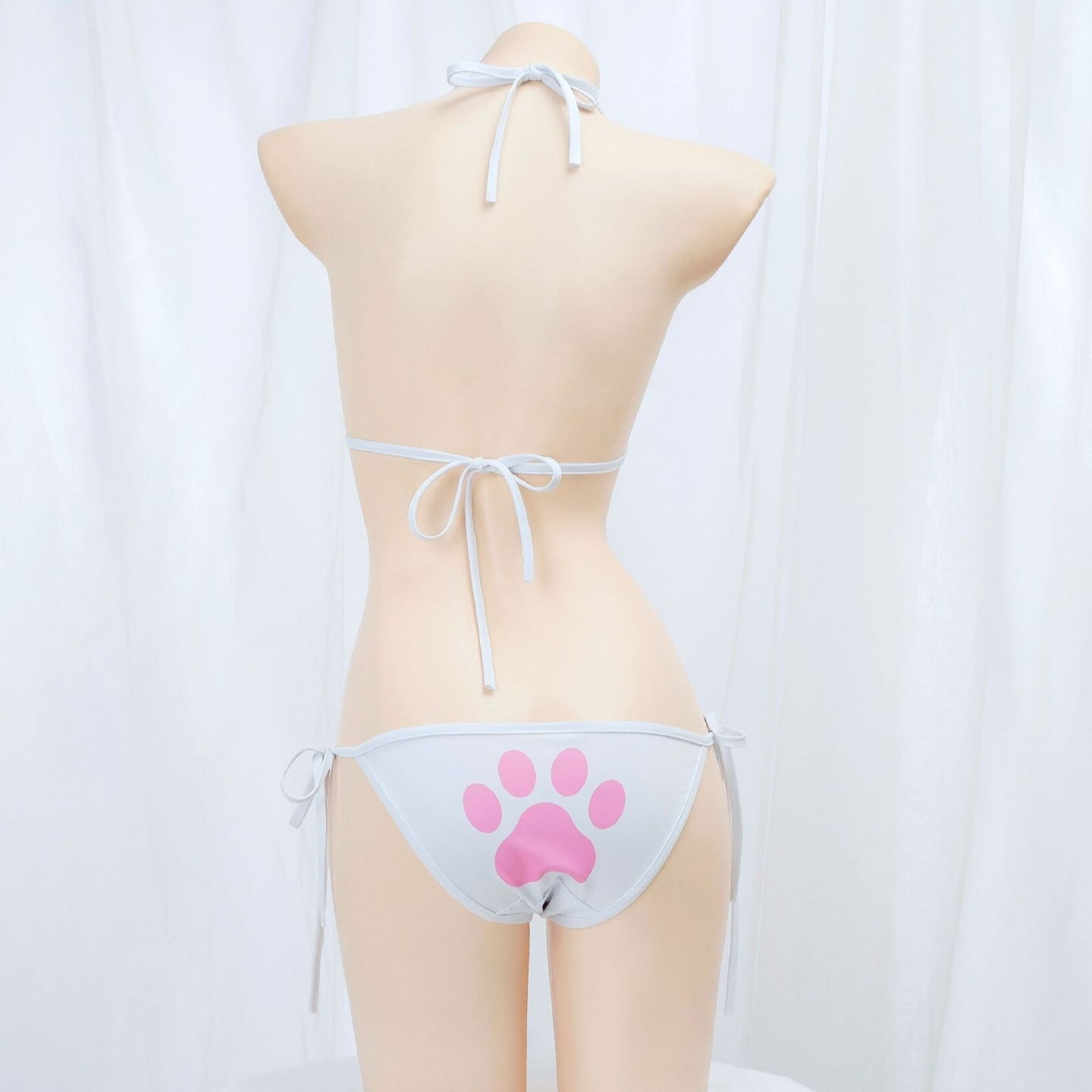 Kaomoji Cat Paw Bikini