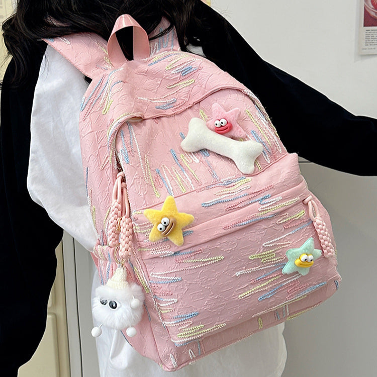 Cute Elf Bone Star Backpack