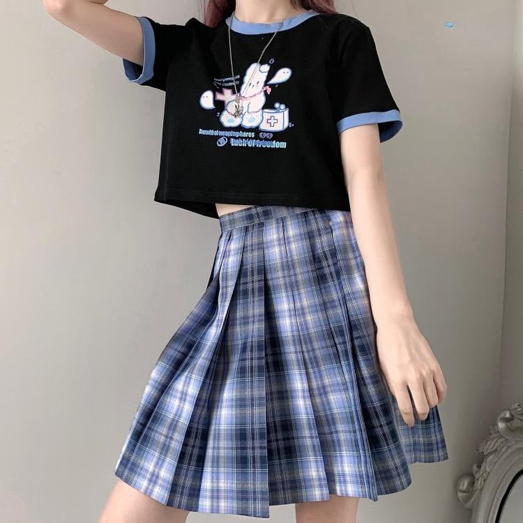 Cute Summer Girly Crop T-shirt