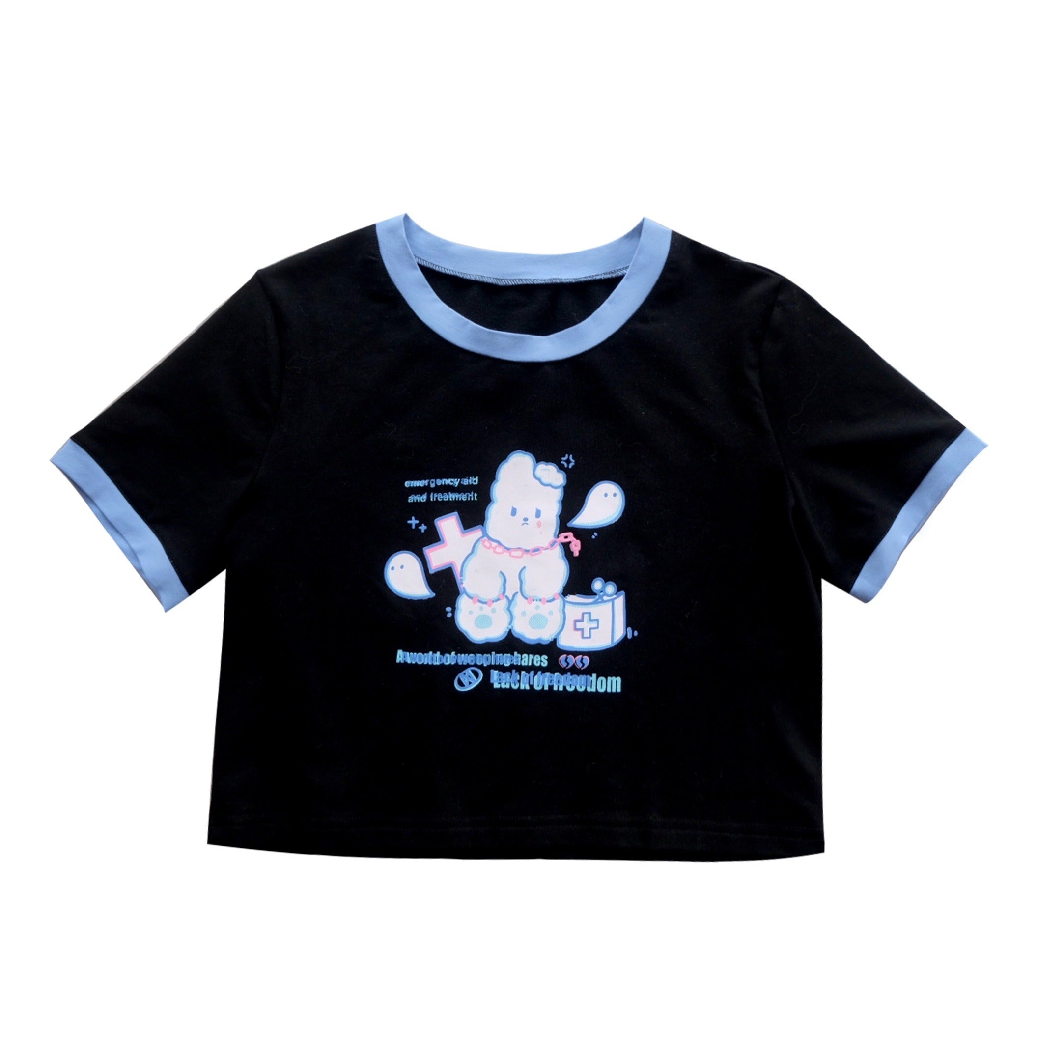 Cute Summer Girly Crop T-shirt