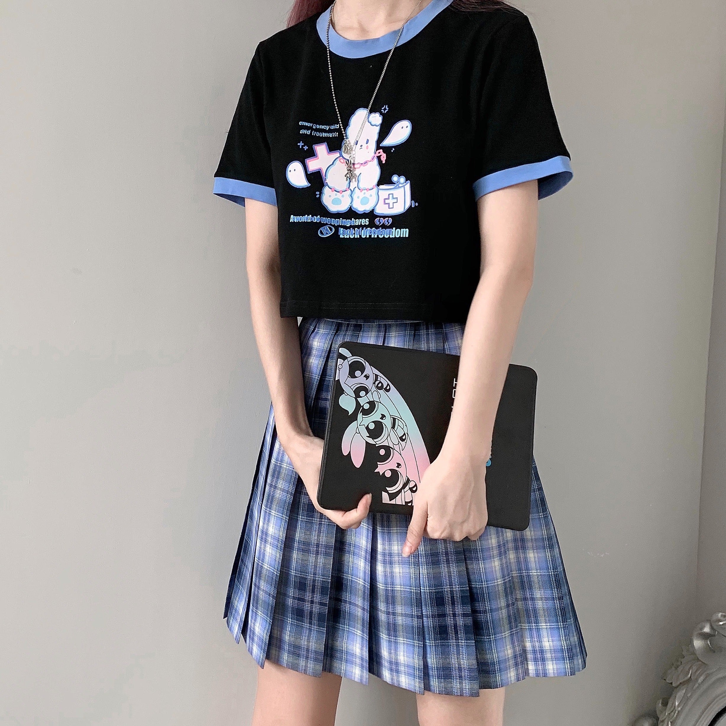 Cute Summer Girly Crop T-shirt