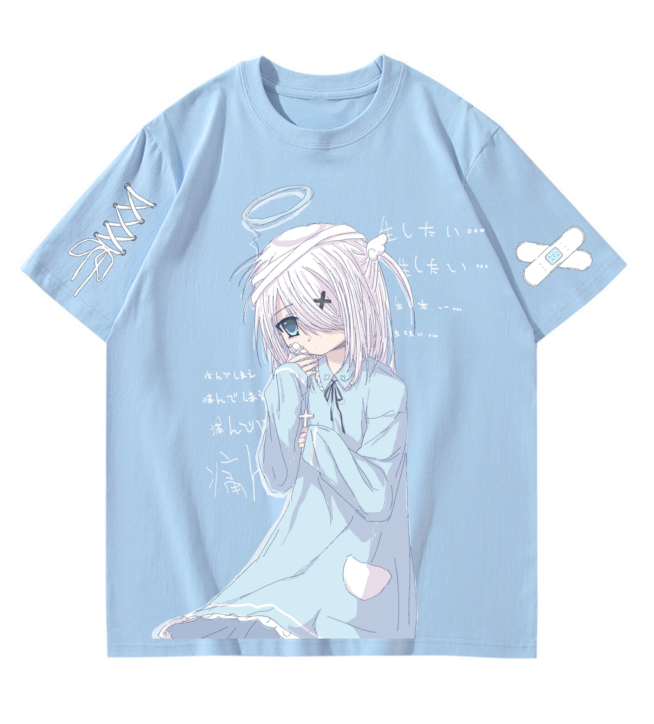 Dropped Shoulde Anime T-shirt