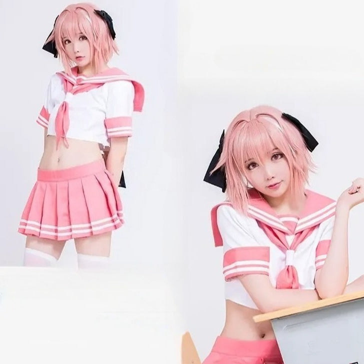 Pink Sailor Seifuku Astolfo Cosplay