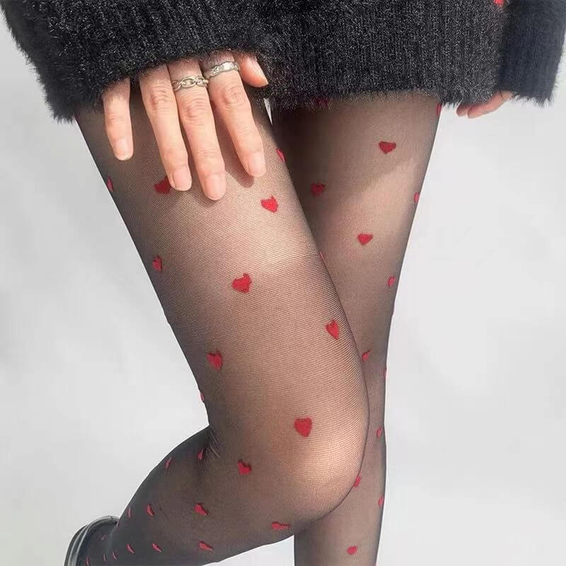 Femboy Tiny Heart Tights