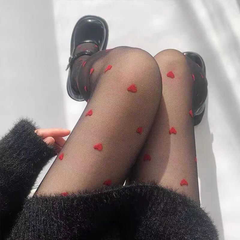Femboy Tiny Heart Tights